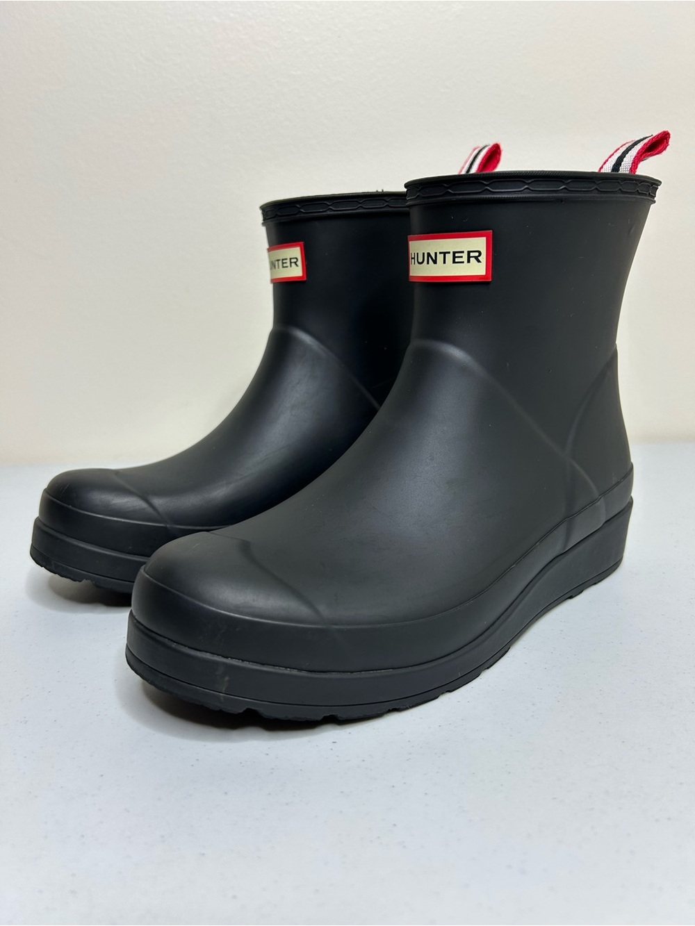 Hunter Play Short Rain Boots Women’s Black US Size 7